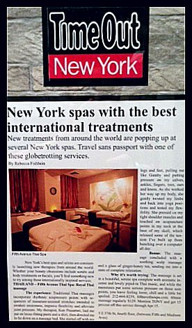 Time Out Magazine - New York Spa